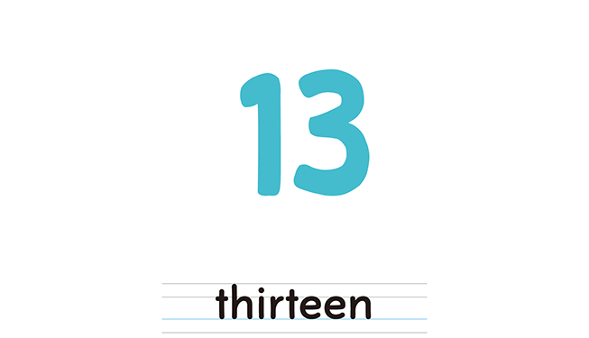 thirteen