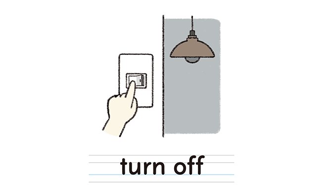 turn off