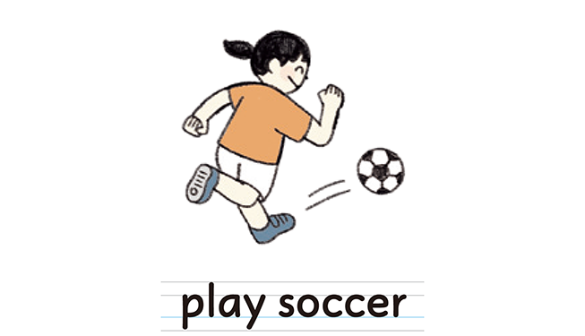 play soccer