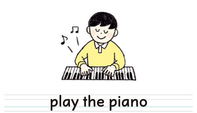 play the piano