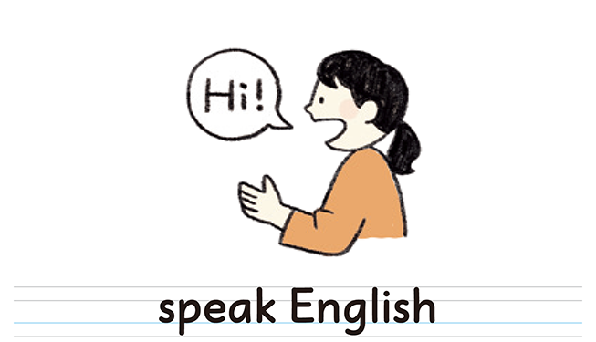speak English
