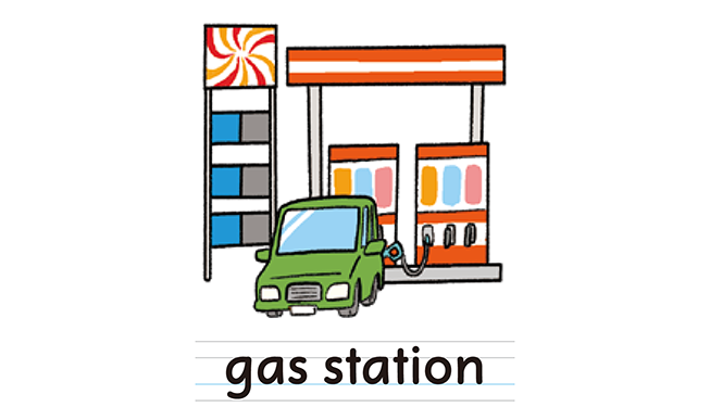 gas station