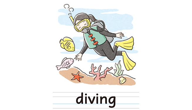 diving