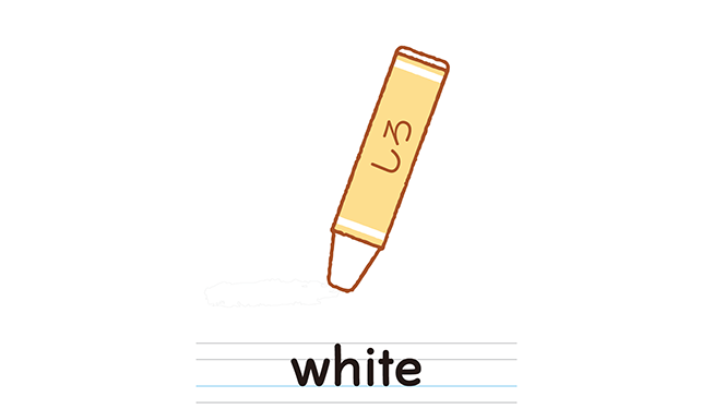 white