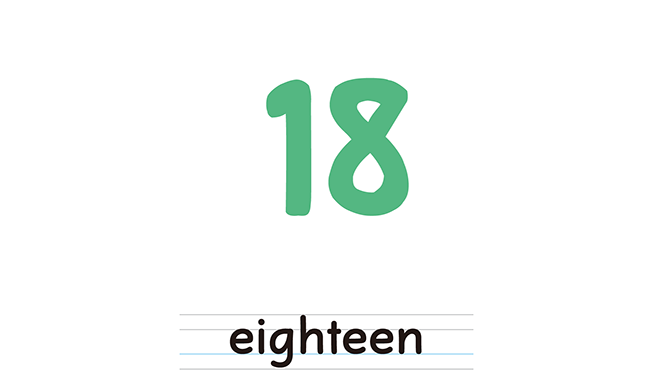 eighteen