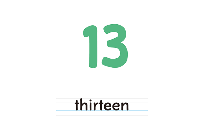thirteen