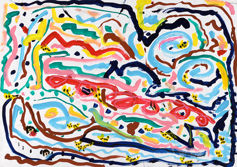 じぶんの まち［38×54cm］