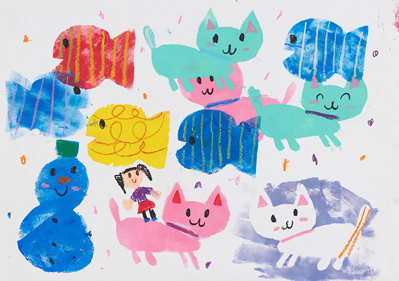 いろいろな 生きもの［38×54cm］