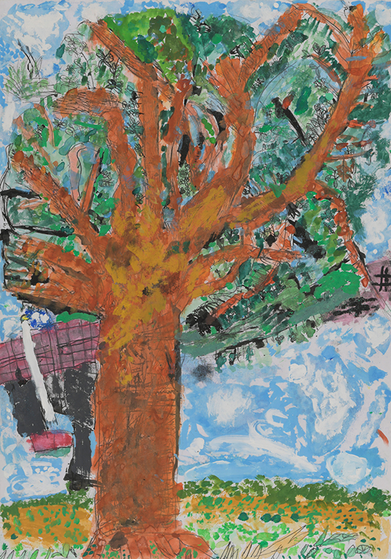 木のある風景［54×38cm］