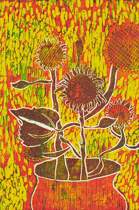 ひまわり［45×30cm］