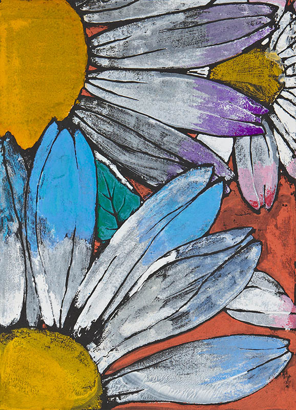 ⑤花‐輪‐［36×26cm］