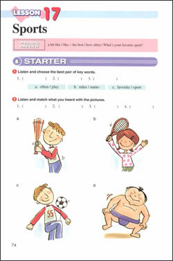 Lesson17 Sports（p.74）