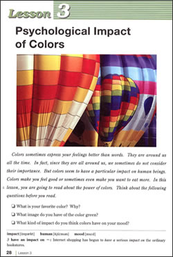 Lesson3 Psychological Impact of Colors