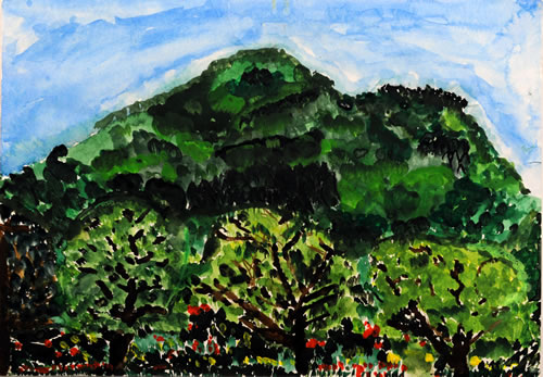 緑の西山
