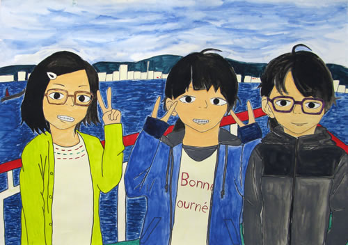 修学旅行のフェリー