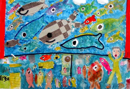 魚たちの運動会