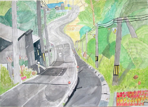 校門前
