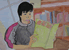 本を読む友達