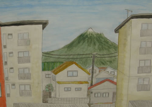 住宅から見える景色