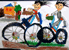 パパと自転車びゅ～んびゅん