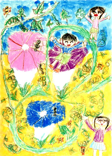 あさがおにのってみたい