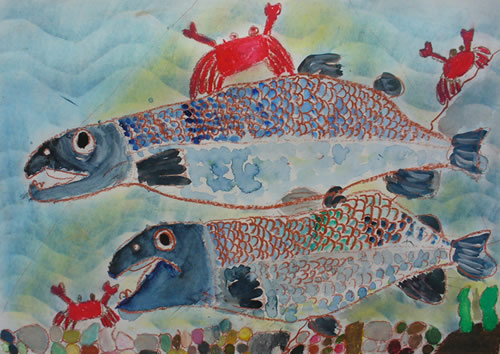 ２匹の魚