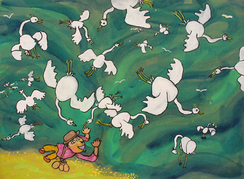 銀河鉄道の夜～鷺を見上げて
