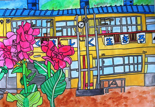 秋の学校