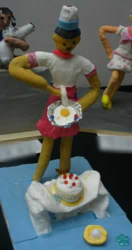 とてもおいしいケーキを作るパティシエ