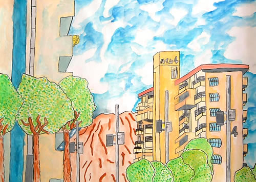 三和町の風景