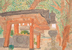 赤いひがん花