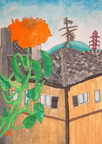 花から見る風景