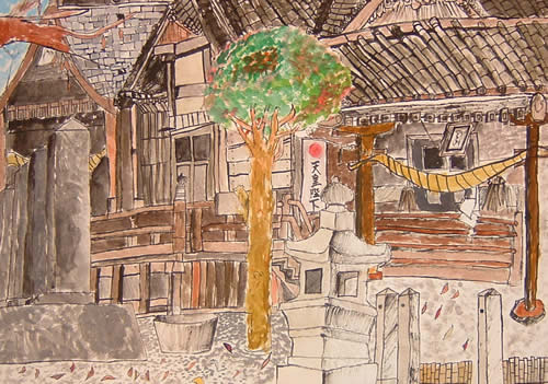 終秋景色