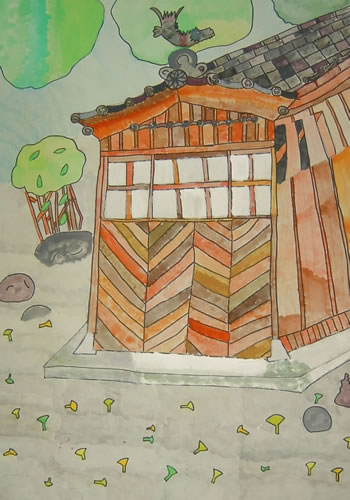 秋の神社