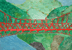 鶴橋と紅葉の山