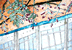 夕やけ空に　ふじの花