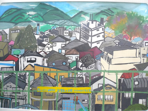 秋の町並み