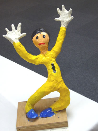 キーパーをする自分