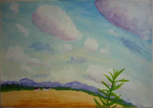 空いっぱいの雲