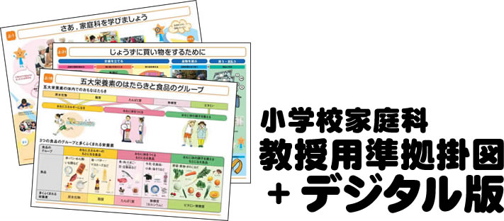 小学校家庭科教授用準拠掛図+デジタル版