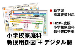 小学校家庭科教授用準拠掛図+デジタル版
