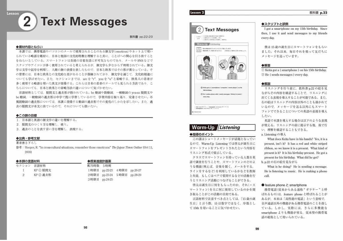 2 和訳 教科書 英語 コミュニケーション