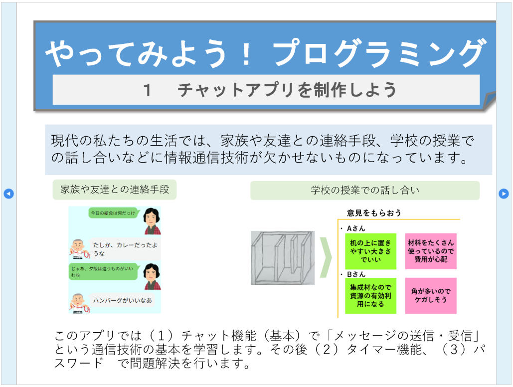 「やってみよう！プログラミング」