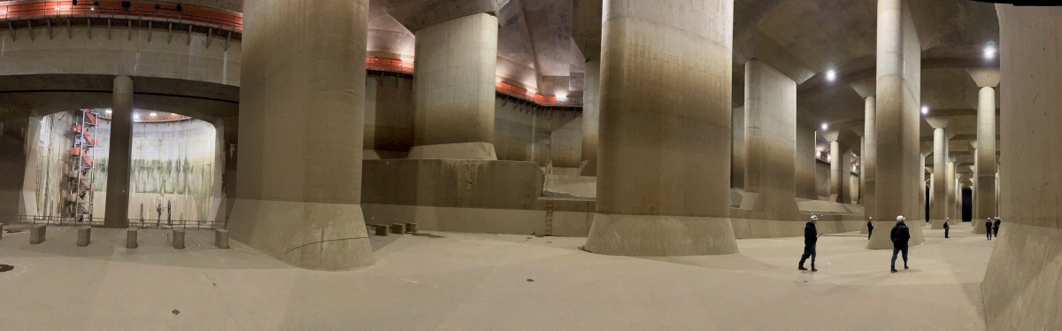 ❹調圧水槽（地下神殿）2