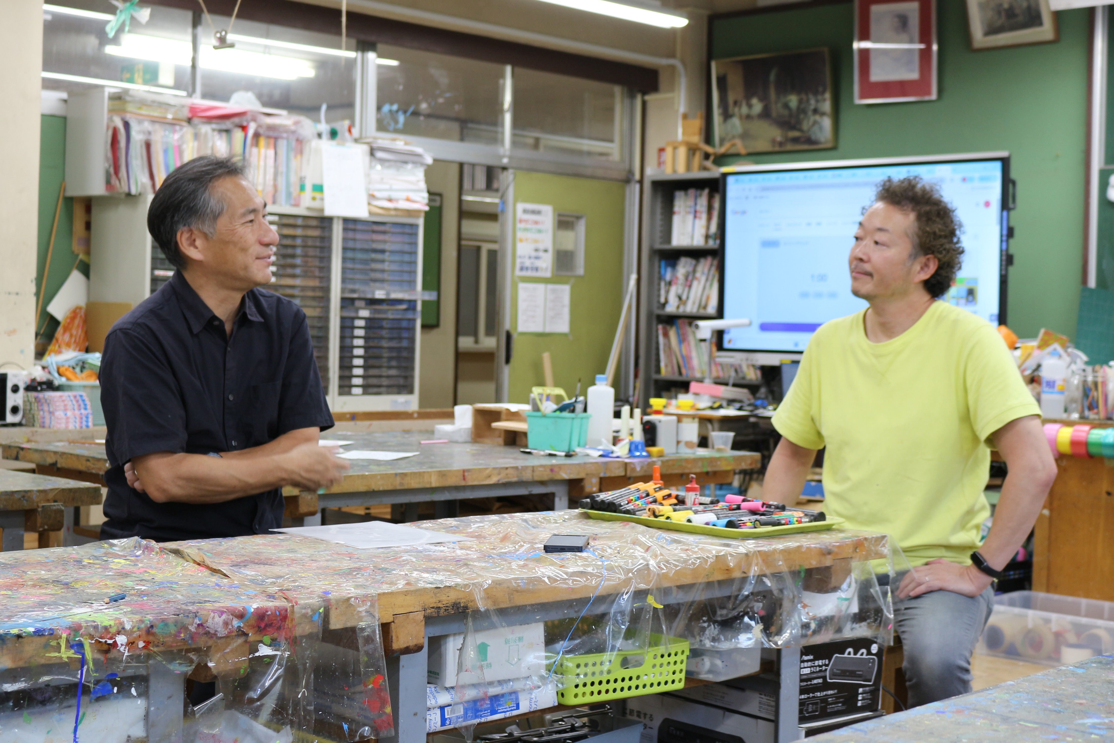 対談の風景（プロフィールカット）