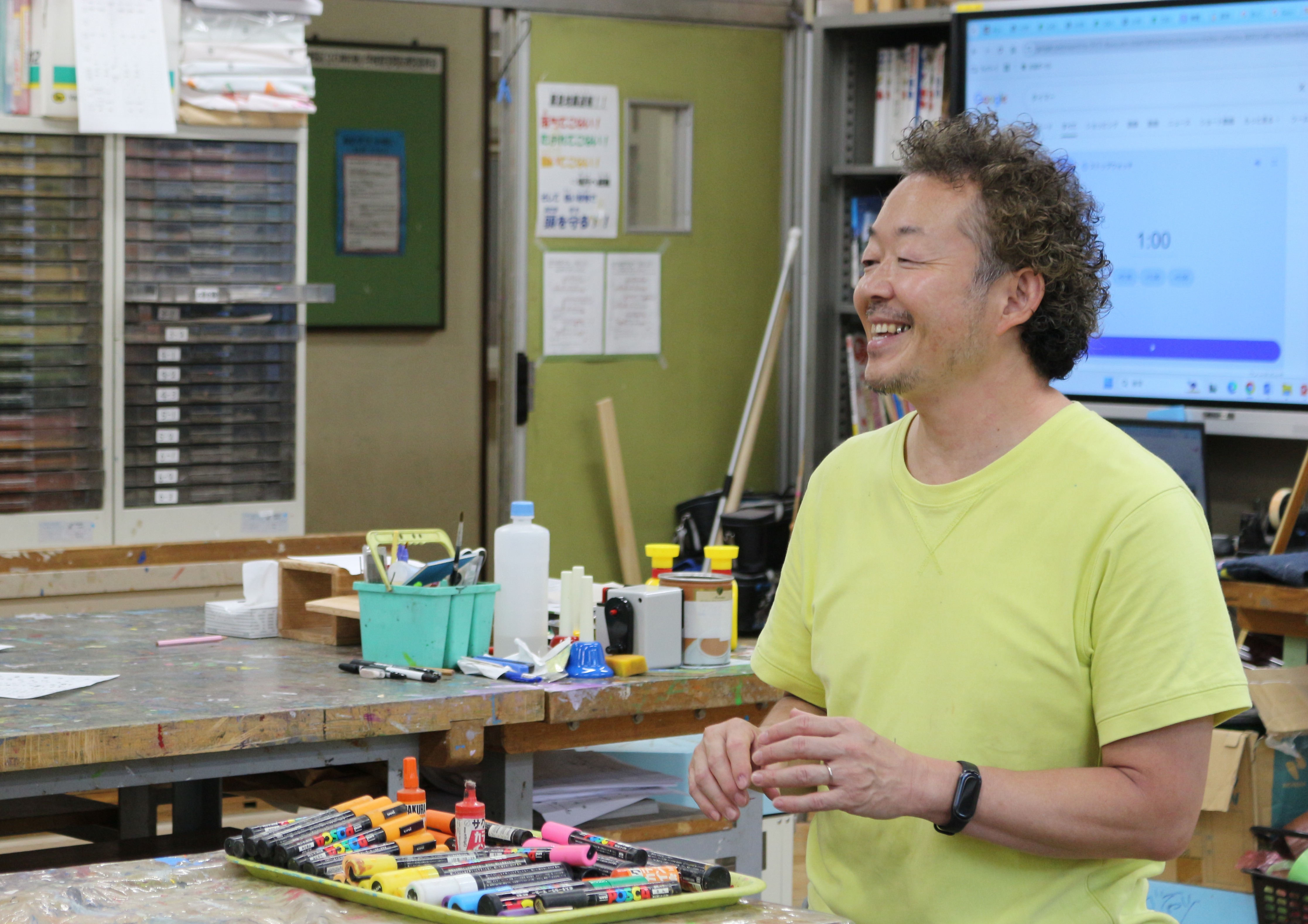 小林先生のポートレート